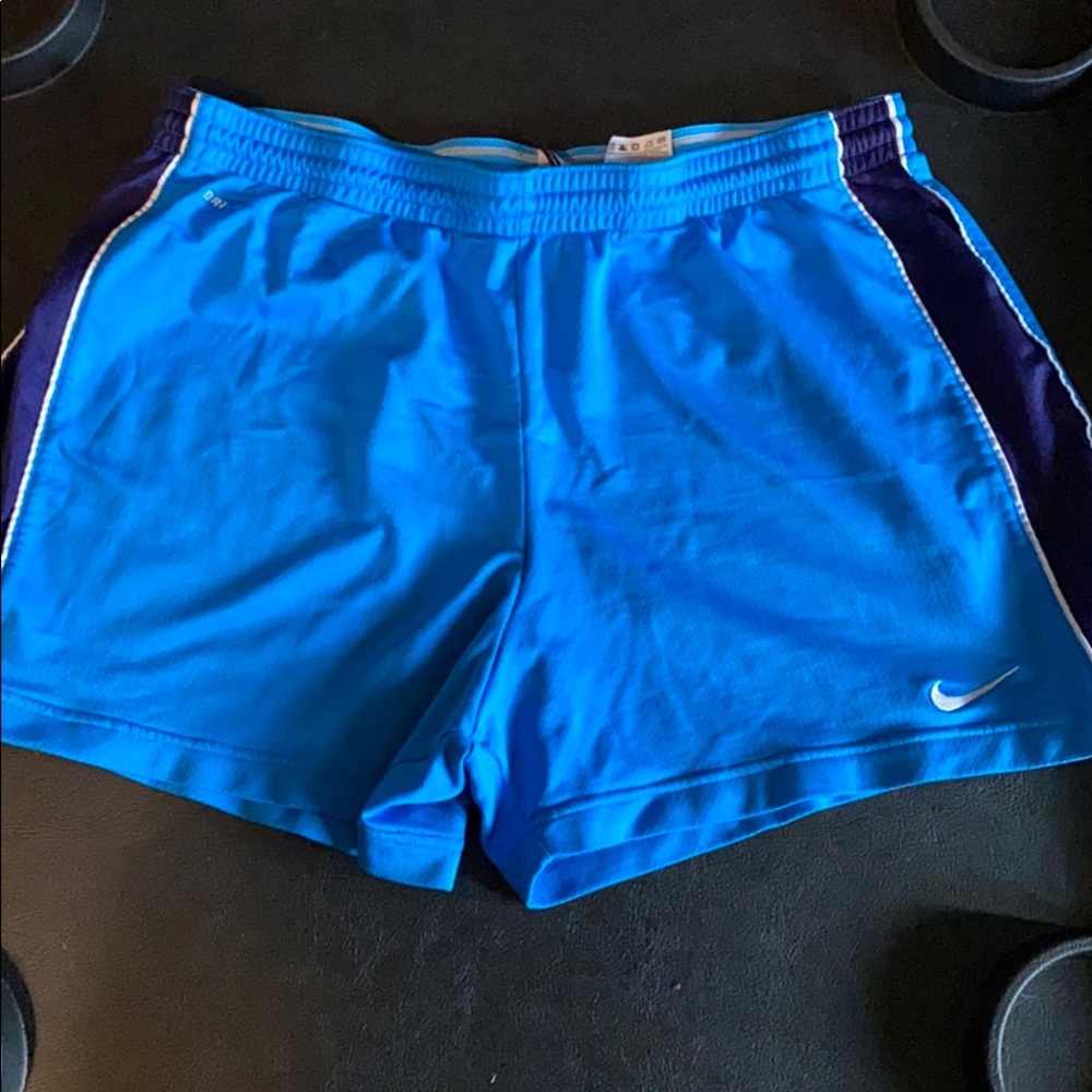 Blue Nike Athletic Shorts